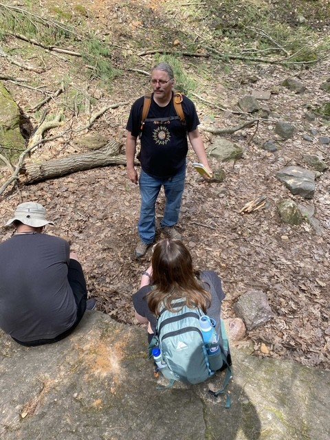 In the field at Baraboo, Wisconsin